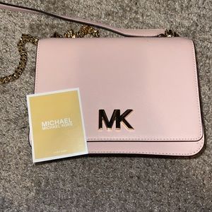 MK clutch with strap